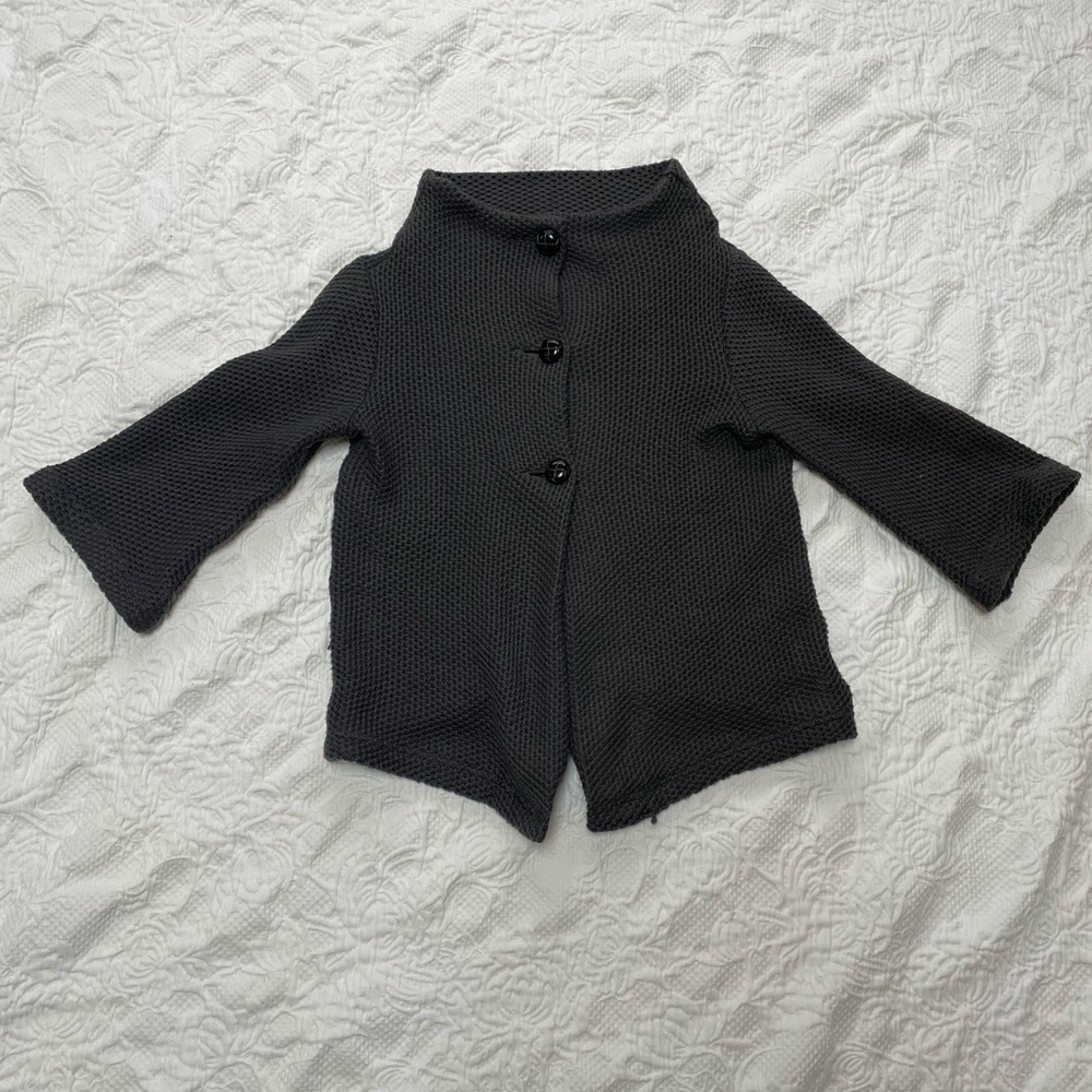 Grey Knit Cardigan